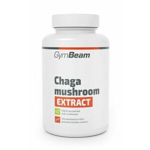 Chaga Mushroom Extract - GymBeam 90 kaps. obraz