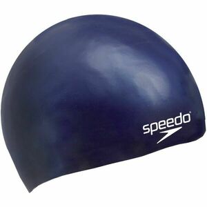 Speedo MOULDED SILC CAP JU Juniorská plavecká čepice, tmavě modrá, veľkosť UNI obraz