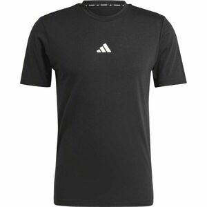 adidas WORK OUT LOGO TEE Pánské tréninkové tričko, černá, velikost obraz