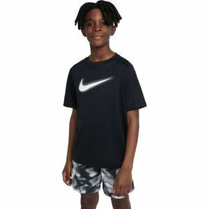 Nike DRI-FIT MULTI+ Chlapecké tričko, černá, velikost obraz