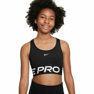 Nike PRO SWOOSH Dívčí sportovní podprsenka, černá, velikost obraz