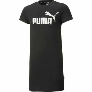 Puma ESSENTIALS + LOGO DRESS TR G Dívčí šaty, černá, velikost obraz
