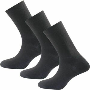 Devold DAILY MERINO MEDIUM SOCK 3PK Unisex ponožky, černá, veľkosť 36-40 obraz