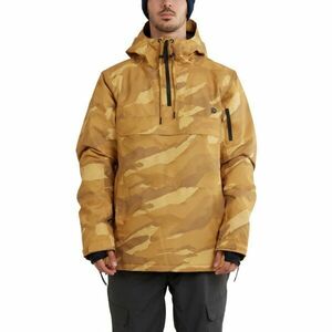 FUNDANGO BURNABY ANORAK Pánská lyžařská/snowboardová bunda, hnědá, veľkosť XXL obraz