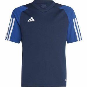 adidas TIRO 23 JERSEY Juniorský fotbalový dres, tmavě modrá, velikost obraz