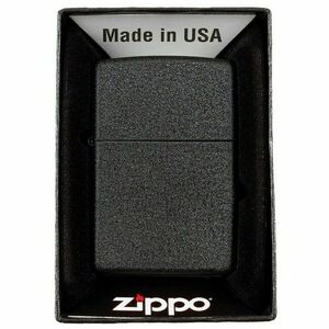 MFH Zippo Black Crackle větruodolný zapalovač, nenaplněný obraz