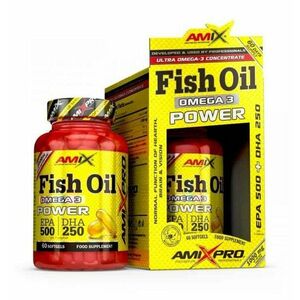 Fish Oil Omega 3 POWER - Amix 60 kaps. obraz