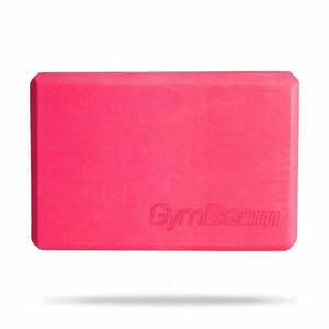 Pěnová kostka na jógu Pink - GymBeam obraz