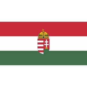 Vlajka veľký maďarský erb, 150cm x 90cm obraz