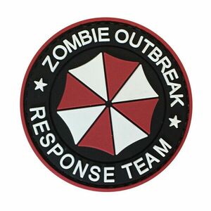 WARAGOD Nášivka 3D Zombie Outbreak Response Team Resident Evil Umbrella 6cm obraz