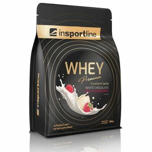 Doplněk stravy inSPORTline WHEY Premium Protein 700g bílá čokoláda s malinami obraz