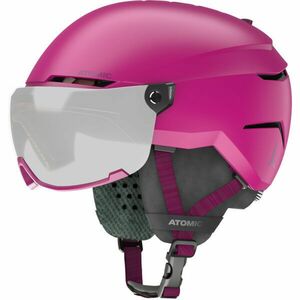 Atomic SAVOR VISOR JR Juniorská sjezdová helma, růžová, veľkosť (51 - 55) obraz
