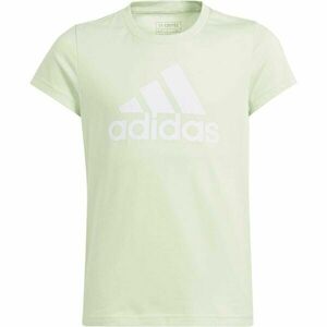 adidas BIG LOGO TEE Dívčí triko, světle zelená, velikost obraz