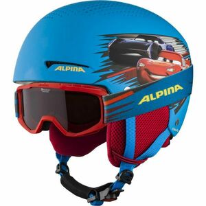 Alpina Sports ZUPO DISNEY SET Dětská lyžařská helma a brýle, modrá, veľkosť (51 - 55) obraz