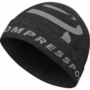 Compressport CASUAL BEANIE Zimní čepice, černá, velikost obraz