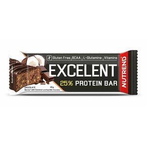 Tyčinka Excelent Protein Bar - Nutrend 1ks/85g Čokoláda-oriešok obraz