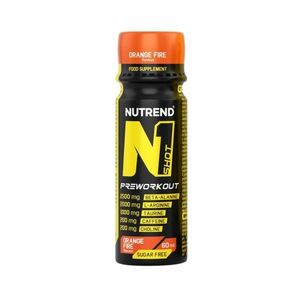 Stimulant Nutrend N1 Shot 60 ml orange fire obraz