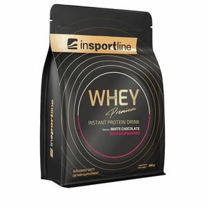 Protein inSPORTline WHEY Premium 700g bílá čokoláda s malinami obraz