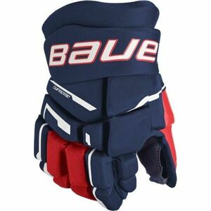 Bauer SUPREME M3 GLOVE-JR Juniorské hokejové rukavice, tmavě modrá, velikost obraz