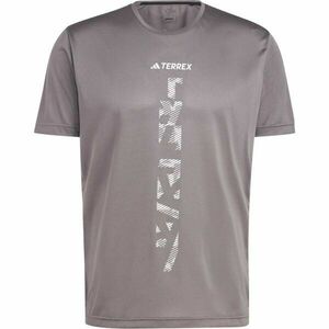 adidas AGR SHIRT Pánské triko, šedá, velikost obraz