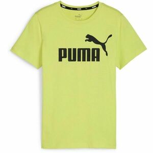 Puma ESSENTIALS LOGO TEE Chlapecké triko, žlutá, velikost obraz