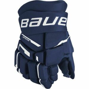 Bauer SUPREME M3 GLOVE-JR Juniorské hokejové rukavice, tmavě modrá, velikost obraz