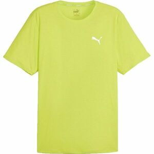 Puma RUN FAVORITE VELOCITY TEE Pánské sportovní triko, žlutá, velikost obraz
