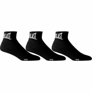 Everlast QUARTER EVERLAST SOCKS Sportovní ponožky střední, černá, veľkosť 43-46 obraz