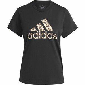 adidas ANIMAL PRINT GRAPHICH T-SHIRT Dámské triko, černá, velikost obraz
