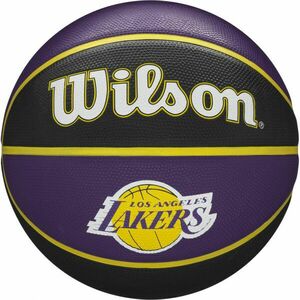Wilson NBA TEAM TRIBUTE LAKERS Basketbalový míč, fialová, velikost obraz