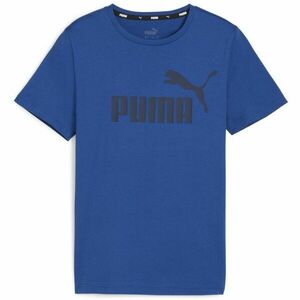 Puma ESSENTIALS LOGO TEE Chlapecké triko, modrá, velikost obraz