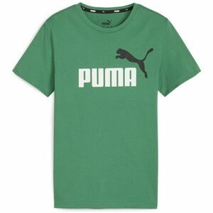 Puma ESSENTIALS+2 COL LOGO TEE Dětské triko, zelená, veľkosť 116 obraz