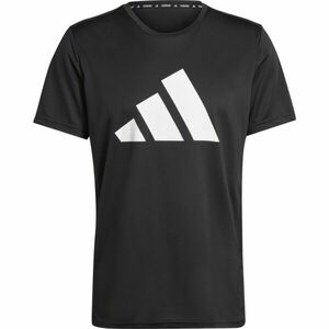 adidas RUN IT T-SHIRT Pánské triko, černá, velikost obraz