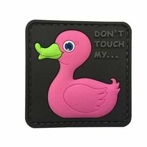 WARAGOD Nášivka 3D Tactical Rubber Duck, růžová obraz