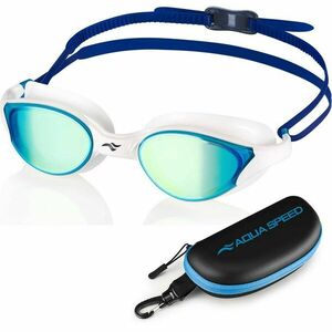 Plavecké brýle Aqua Speed Vortex Mirror White/Blue/Rainbow Mirror obraz