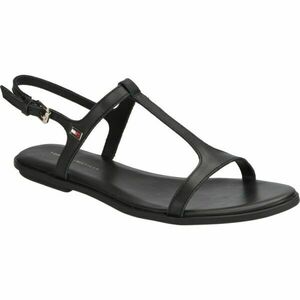 Tommy Hilfiger TH FLAT SANDAL Dámské sandály, černá, velikost obraz