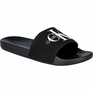 Calvin Klein SLIDE MONOGRAM CO Pánské pantofle, černá, velikost obraz