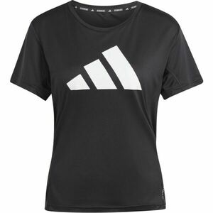 adidas RUN IT TEE Dámské běžecké tričko, černá, velikost obraz