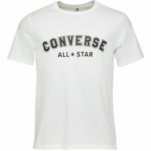 Converse CLASSIC FIT ALL STAR SINGLE SCREEN PRINT TEE Unisexové tričko, bílá, velikost obraz