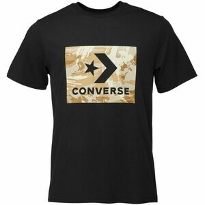 Converse STAR CHEV BRUSH STROKE KNOCK OUT CAMO FILL Pánské tričko, černá, velikost obraz
