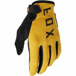Fox RANGER GEL Cyklistické rukavice, žlutá, velikost obraz
