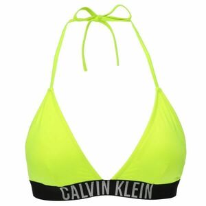 Calvin Klein STRING SIDE TIE Dámský horní díl plavek, reflexní neon, velikost obraz
