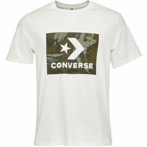 Converse STAR CHEV BRUSH STROKE KNOCK OUT CAMO FILL Pánské tričko, bílá, velikost obraz
