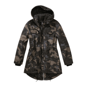Brandit Marsh lake parka dámská zimní bunda s kapucí, darkcamo - XS obraz