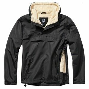 Brandit Windbreaker Sherpa bunda, černá - S obraz