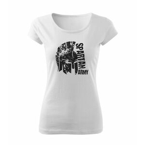 DRAGOWA dámske krátke tričko León, bílá 150g/m2 - XS obraz