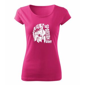 DRAGOWA dámske krátke tričko León, růžová 150g/m2 - XS obraz