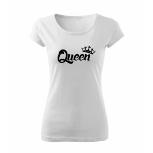 DRAGOWA dámské tričko queen, bílá 150g/m2 - XS obraz