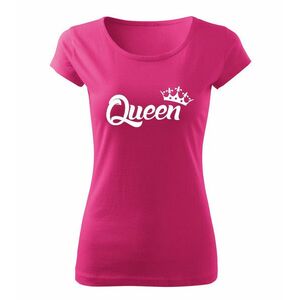 DRAGOWA dámské tričko queen, růžová 150g/m2 - XS obraz