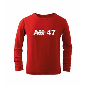 DRAGOWA Dětské dlhé tričko AK47, červená - 4roky/110cm obraz